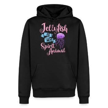 Jellyfish Jelly Fish Tank Sea Jellies Aquarium - Men's Premium Hoodie - black - Front - Nico (187cm) & Julia (174cm)