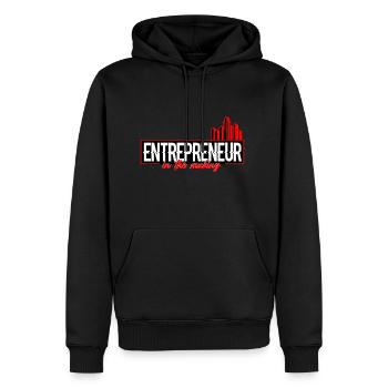 Entrepreneur In The Making - Men's Premium Hoodie - black - Front - Nico (187cm) & Julia (174cm)