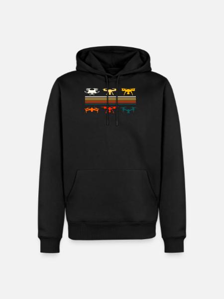Drone - Men's Premium Hoodie - black