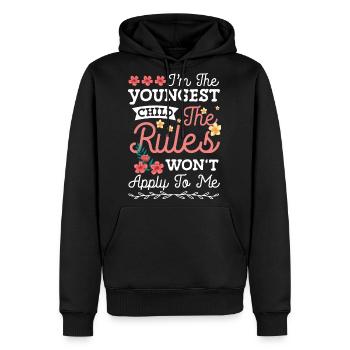 Siblings Inseparable Sister - Men's Premium Hoodie - black - Front - Nico (187cm) & Julia (174cm)