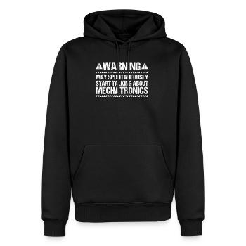 Mechatronics Engineer Mechatronics Technician - Men's Premium Hoodie - black - Front - Nico (187cm) & Julia (174cm)