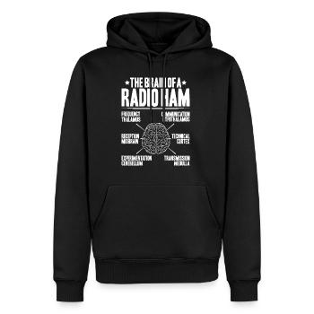 Radio Ham Amateur Radio Operator Ham Radio - Men's Premium Hoodie - black - Front - Nico (187cm) & Julia (174cm)