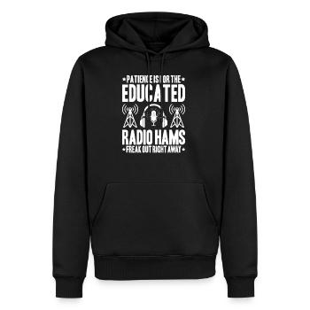 Radio Ham Amateur Radio Operator Ham Radio - Men's Premium Hoodie - black - Front - Nico (187cm) & Julia (174cm)