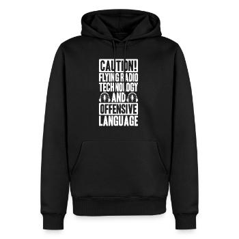 Radio Ham Amateur Radio Operator Ham Radio - Men's Premium Hoodie - black - Front - Nico (187cm) & Julia (174cm)