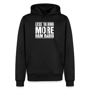 Radio Ham Amateur Radio Operator Ham Radio - Men's Premium Hoodie - black - Front - Nico (187cm) & Julia (174cm)