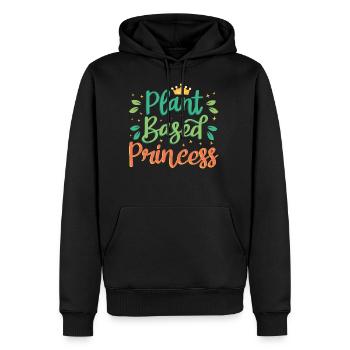 PLANT LOVE - Men's Premium Hoodie - black - Front - Nico (187cm) & Julia (174cm)