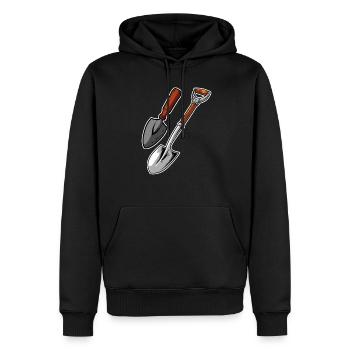 Gardening Gardener - Men's Premium Hoodie - black - Front - Nico (187cm) & Julia (174cm)