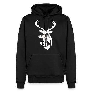 Make it Rein - Men's Premium Hoodie - black - Front - Nico (187cm) & Julia (174cm)