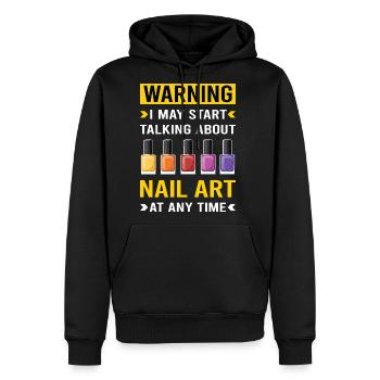 Nail Art Nails Tech Manicure Manicurist Pedicurist - Men's Premium Hoodie - black - Front - Nico (187cm) & Julia (174cm)