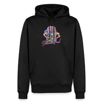 Filthy Beautiful - inclusion - Men's Premium Hoodie - black - Front - Nico (187cm) & Julia (174cm)