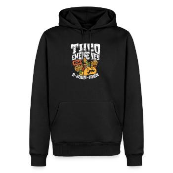 Taco Emergency Call 9 Juan Juan - tortilla - Men's Premium Hoodie - black - Front - Nico (187cm) & Julia (174cm)