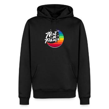 Not a phase - trans - Men's Premium Hoodie - black - Front - Nico (187cm) & Julia (174cm)