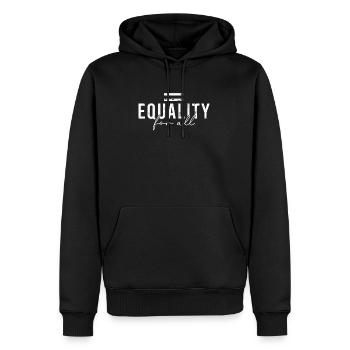 Equality for All - Equality - Men's Premium Hoodie - black - Front - Nico (187cm) & Julia (174cm)