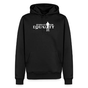 Stand Up for Equality - Equality - Men's Premium Hoodie - black - Front - Nico (187cm) & Julia (174cm)