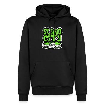 Slime City: Ooze Metropolis - Slime - Men's Premium Hoodie - black - Front - Nico (187cm) & Julia (174cm)