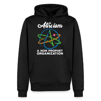 Atheism Funny Religious - Men's Premium Hoodie - black - Front - Nico (187cm) & Julia (174cm)