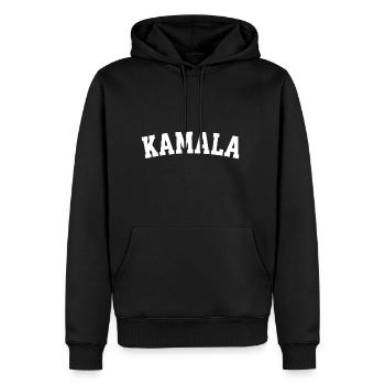Kamala, Vote for Kamala, President Kamala Harris - Men's Premium Hoodie - black - Front - Nico (187cm) & Julia (174cm)