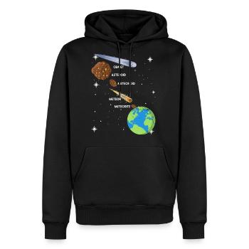 Difference Space Objects Comet Meteorite Meteor - Men's Premium Hoodie - black - Front - Nico (187cm) & Julia (174cm)