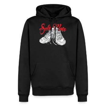 Sole Mate Shoe Collector Sneakerhead Sneakers - Men's Premium Hoodie - black - Front - Nico (187cm) & Julia (174cm)