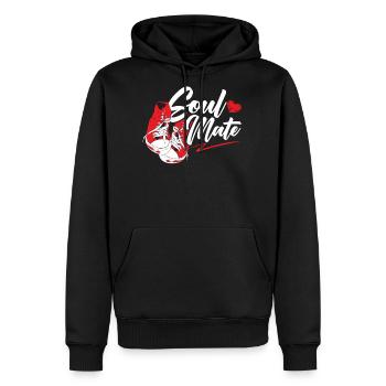 Sole Mate Shoe Collector Sneakerhead Sneakers - Men's Premium Hoodie - black - Front - Nico (187cm) & Julia (174cm)