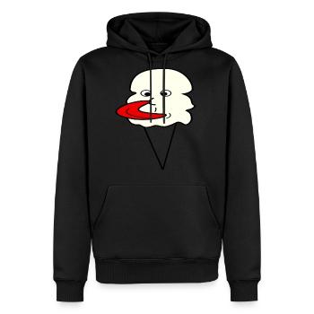 Ice Cream - Men's Premium Hoodie - black - Front - Nico (187cm) & Julia (174cm)