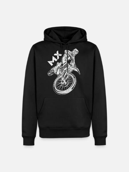Motocross MX Rider - Men's Premium Hoodie - black