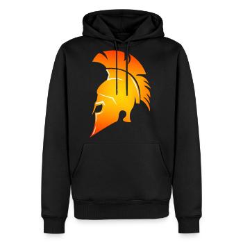 VIKING HELMET - Men's Premium Hoodie - black - Front - Nico (187cm) & Julia (174cm)