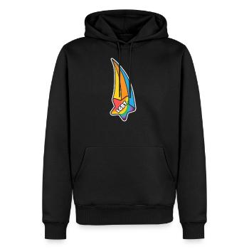 Pride Month LGBTQ Sticker - Men's Premium Hoodie - black - Front - Nico (187cm) & Julia (174cm)