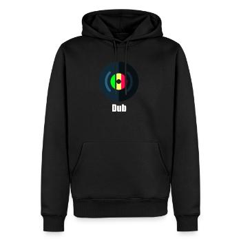 Dub - Men's Premium Hoodie - black - Front - Nico (187cm) & Julia (174cm)