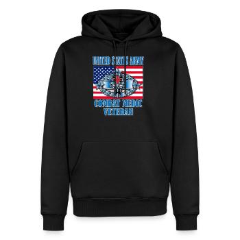 Combat Medic 4th Award Memorable Us - Men's Premium Hoodie - black - Front - Nico (187cm) & Julia (174cm)