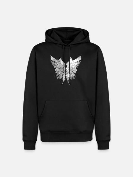 Angel Wings - Men's Premium Hoodie - black