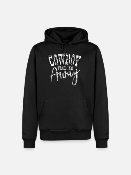 Take Me Away - Men's Premium Hoodie - black