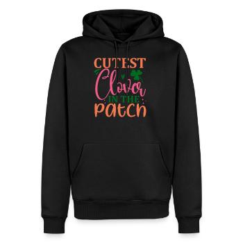 cutest clover in the patch - Men's Premium Hoodie - black - Front - Nico (187cm) & Julia (174cm)