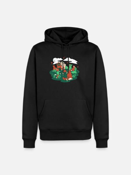 Cryptid Camping - Men's Premium Hoodie - black