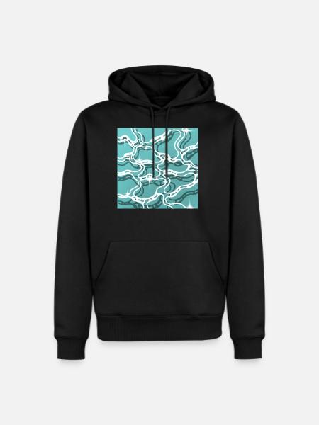 Water - Men's Premium Hoodie - black