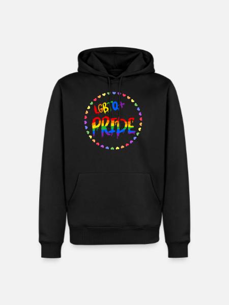 LGBQT pride - Men's Premium Hoodie - black