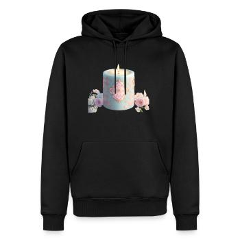 Luminous Bliss - Men's Premium Hoodie - black - Front - Nico (187cm) & Julia (174cm)