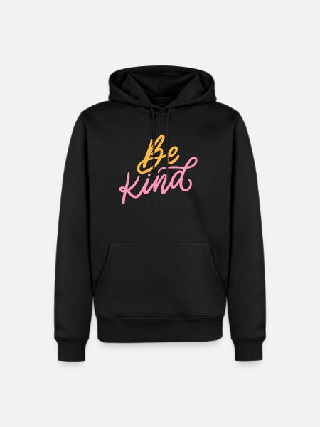 Be kind - Men's Premium Hoodie - black