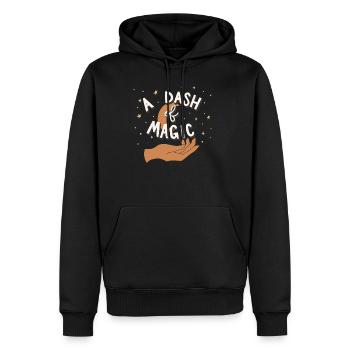 A Dash Of Magic - Men's Premium Hoodie - black - Front - Nico (187cm) & Julia (174cm)