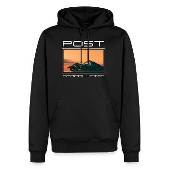 Post Apocalyptic - Men's Premium Hoodie - black - Front - Nico (187cm) & Julia (174cm)
