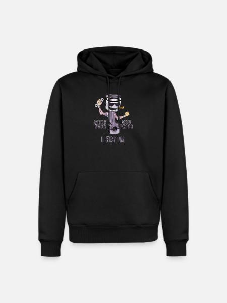 Piston design - Men's Premium Hoodie - black