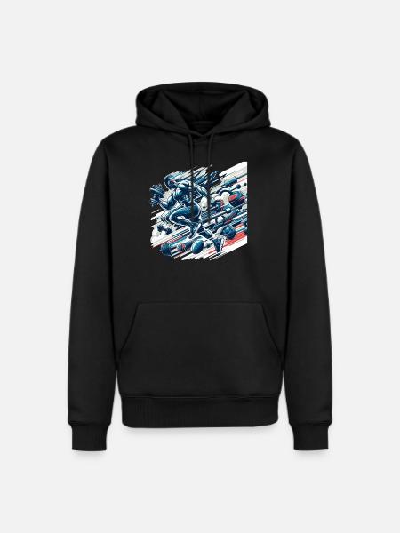 Workout Energy - Men's Premium Hoodie - black