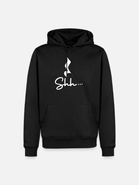 Musical Rest Notation - Men's Premium Hoodie - black