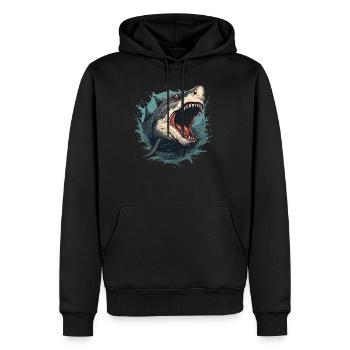 Depth Master And Survivalist - Men's Premium Hoodie - black - Front - Nico (187cm) & Julia (174cm)