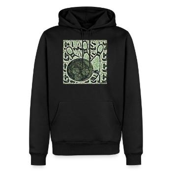 BOWLING (CLASSIC HQ) - Men's Premium Hoodie - black - Front - Nico (187cm) & Julia (174cm)