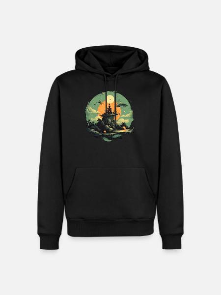 Fantastic Worlds - Men's Premium Hoodie - black