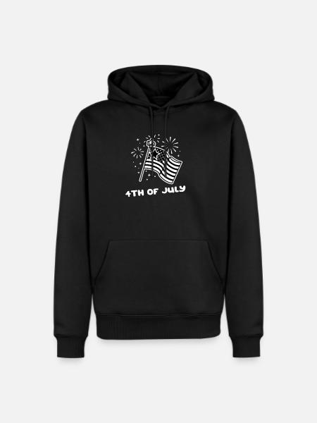 4th Of July - Men's Premium Hoodie - black