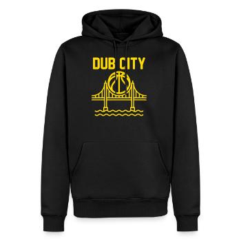 Dub City - Bridge and Ball - Men's Premium Hoodie - black - Front - Nico (187cm) & Julia (174cm)
