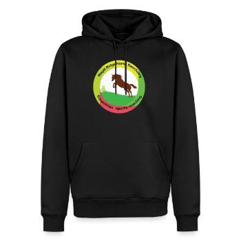 Equestrian facility - Men's Premium Hoodie - black - Front - Nico (187cm) & Julia (174cm)