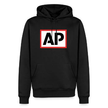 Associated Press Icon New - Men's Premium Hoodie - black - Front - Nico (187cm) & Julia (174cm)